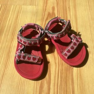 Strawberry Teva Sandals